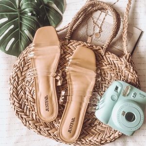 NWT Clear Sandals
